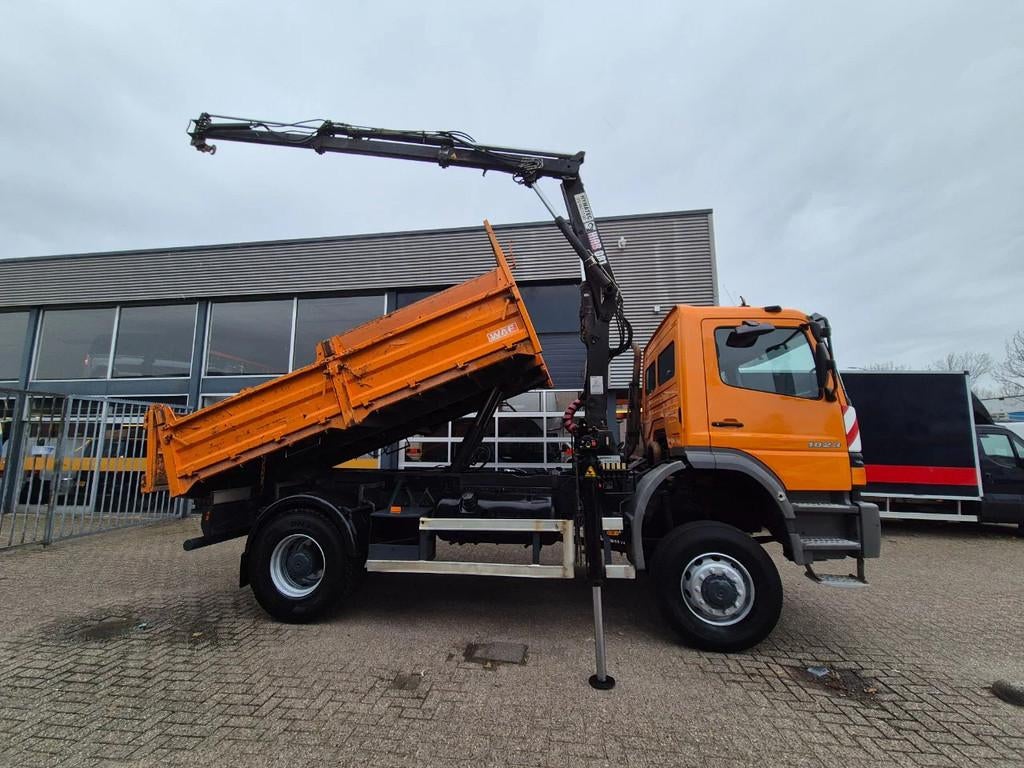 Mercedes-Benz Atego 1823/ 4X4/ Kipper/ Krane/ 3X Sper, Auto's, Vrachtwagens, Euro 2, Overige kleuren, 170 kW, Mercedes-Benz
