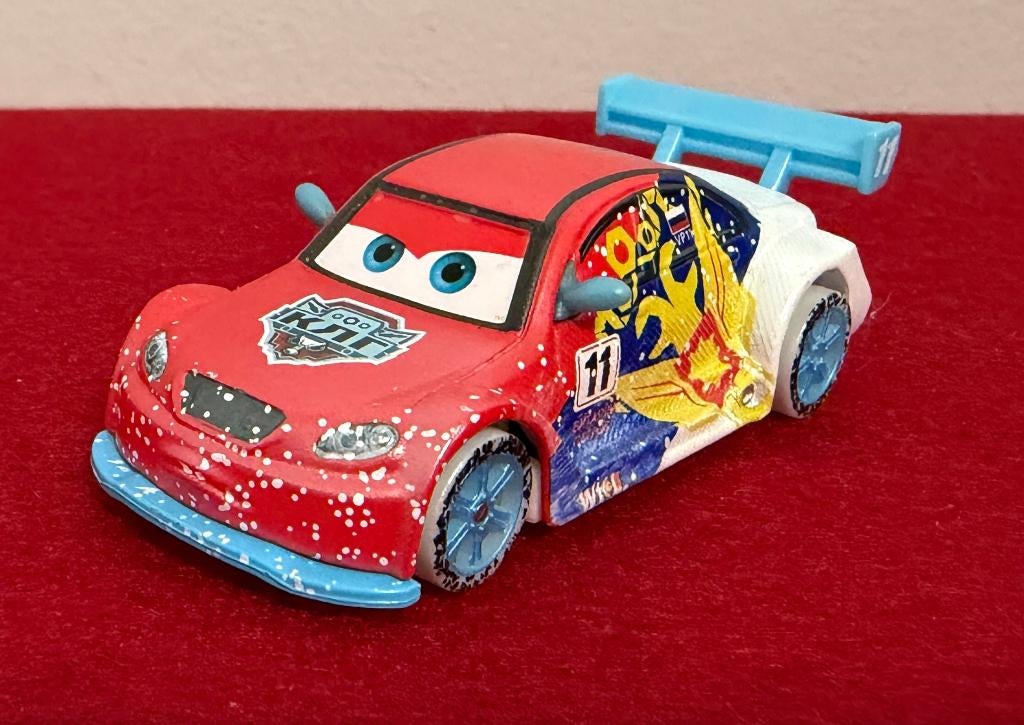 DISNEY CARS Vitaly Petrov Ice Racer Diecast 1:55, Ophalen of Verzenden, Nieuw, Auto