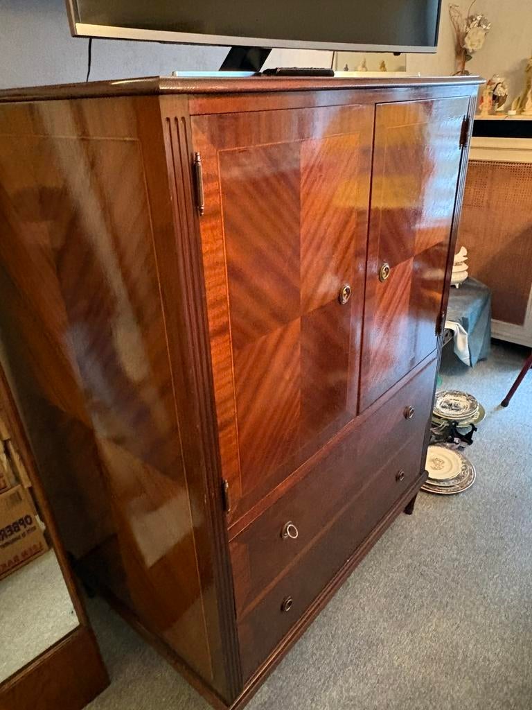 Art deco mahoniehout, Antiek en Kunst, Antiek | Meubels | Kasten, Ophalen