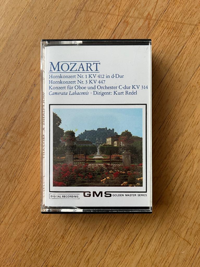 cassette Mozart - Camarata Labacensis Dirigent: Kurt Redel, Cd's en Dvd's, Cassettebandjes, Klassiek, 1 bandje, Ophalen of Verzenden