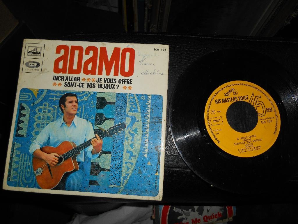 45T 4 pistes ADAMO " Inch' allah", CD & DVD, Enlèvement ou Envoi