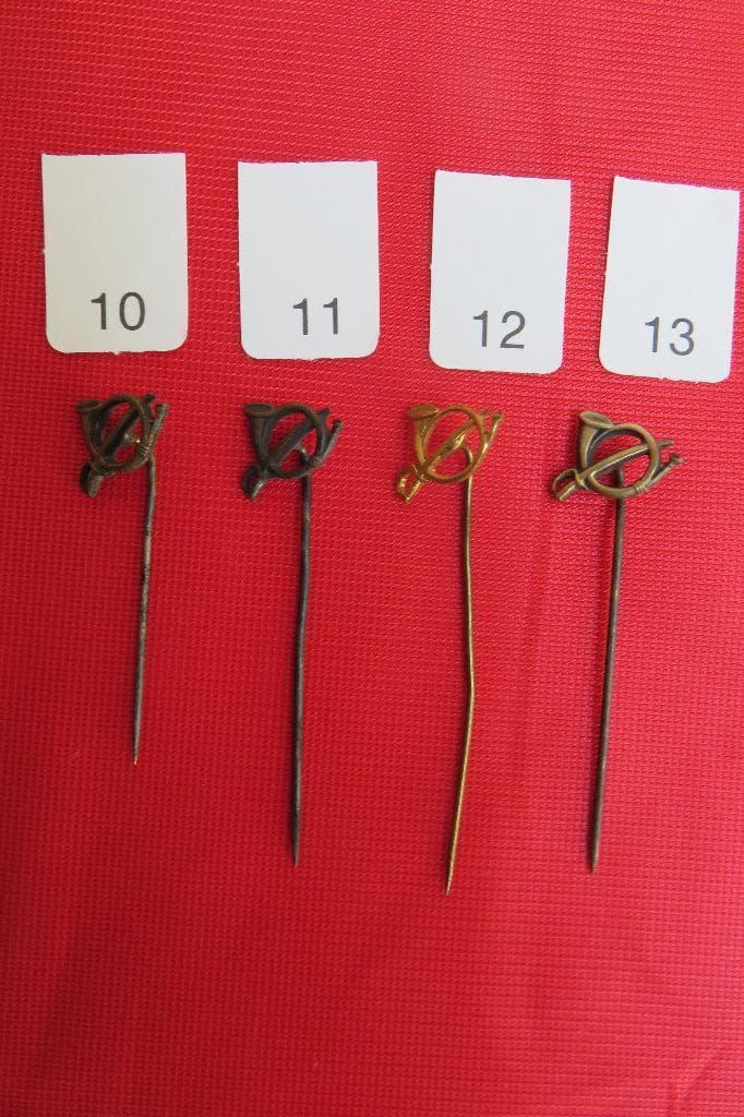 Epingle de cravate Chasseurs à Cheval, Collections, Enlèvement ou Envoi, Armée de terre, Emblème ou Badge