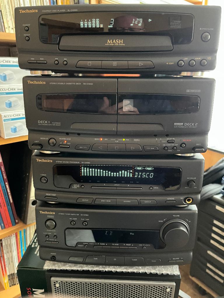 TECHNICS SC-CH550 midi-ketting, Audio, Tv en Foto, Stereoketens, Ophalen, Zo goed als nieuw, Tuner of Radio, Overige merken