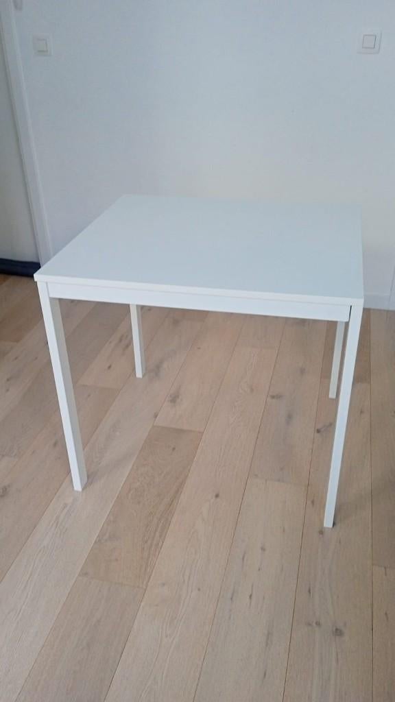 Table à manger, extensible, blanc, Maison & Meubles, 100 à 150 cm, Enlèvement, 50 à 100 cm, Autres matériaux