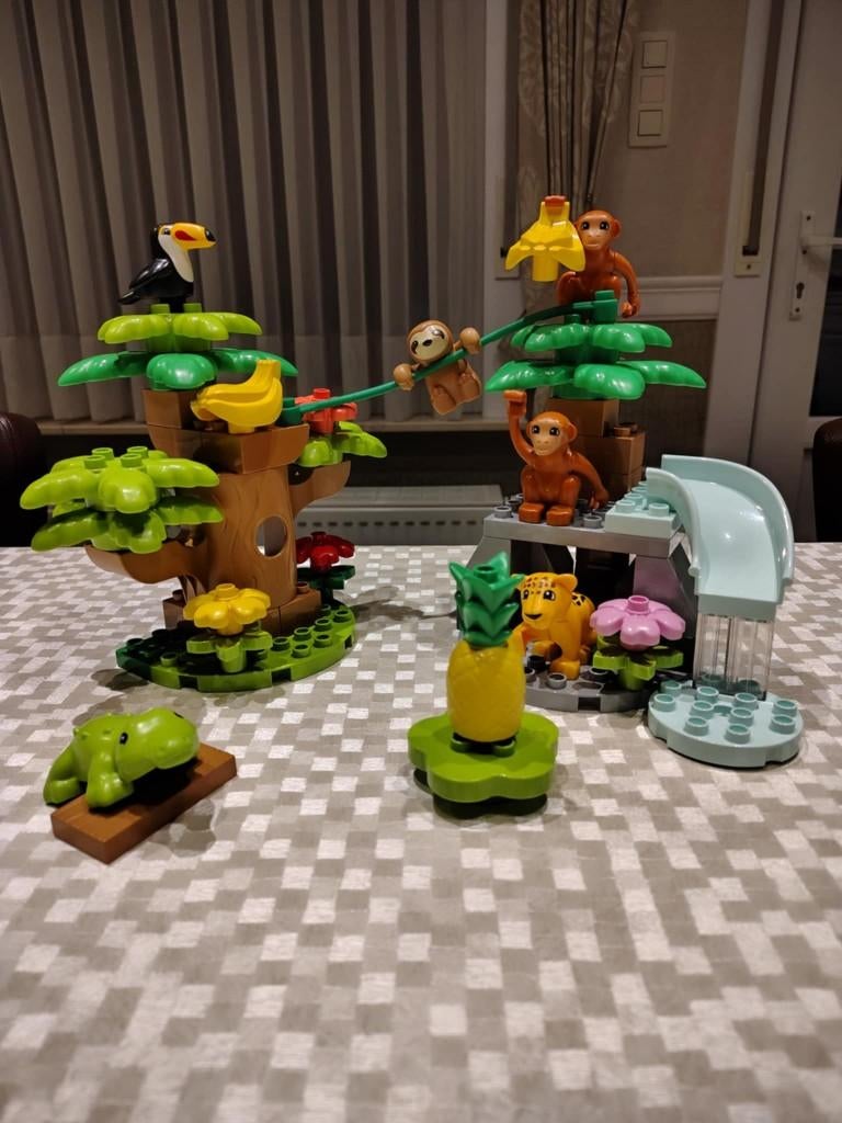 LEGO DUPLO Wilde dieren van Zuid-Amerika, Ophalen, Zo goed als nieuw, Complete set, Duplo
