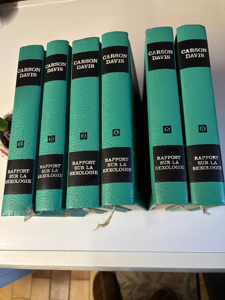 6 livres rapport sur la sexologie, Série complète, Enlèvement ou Envoi, Utilisé, Autres sujets/thèmes