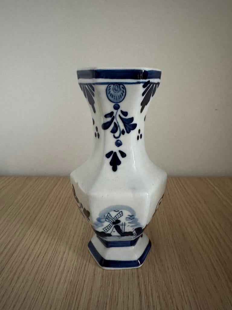 Delfts blauw vaas, Antiek en Kunst, Antiek | Vazen, Ophalen of Verzenden
