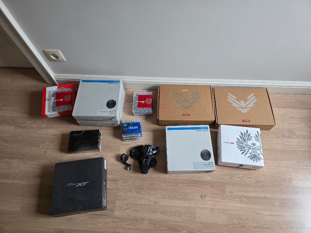 Diverse mtb spullen sram Axs shimano XT etc, Vélos & Vélomoteurs, Vélos Pièces, Enlèvement, Neuf, Mountainbike, Autres types