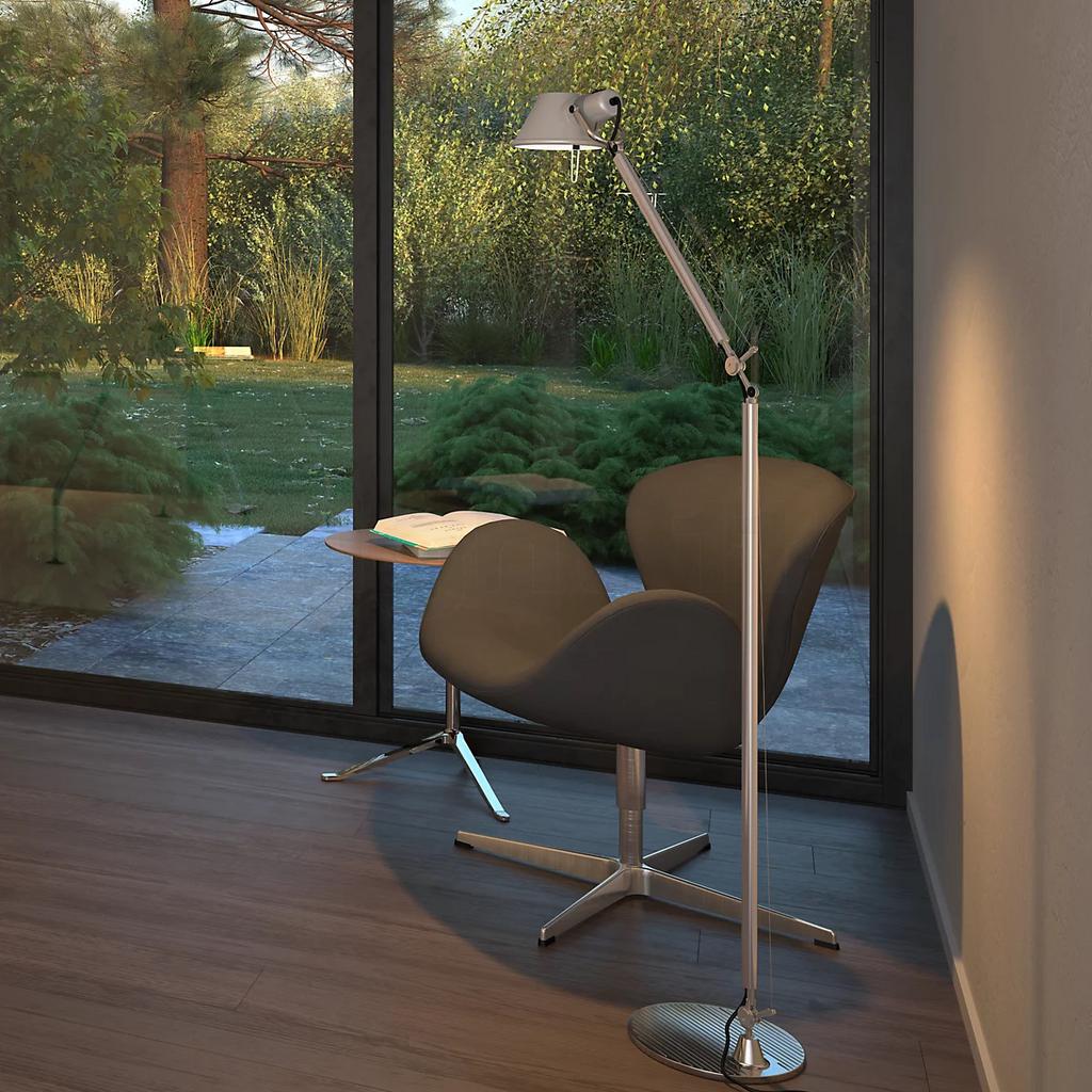 Lampadaire Artemide Tolomeo Terra, Maison & Meubles, Lampes | Lampadaires, Enlèvement, Comme neuf, Métal, 150 à 200 cm