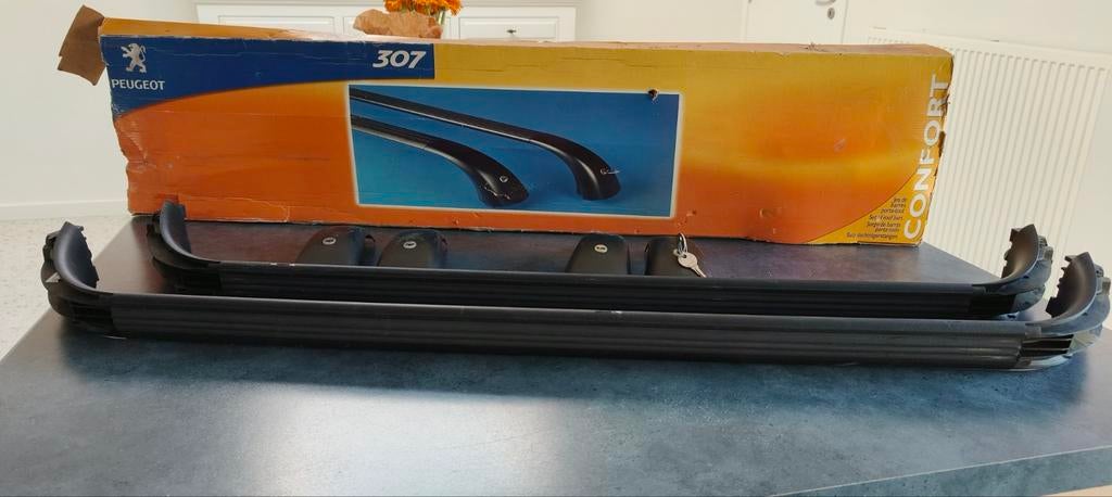 Dakdragers Peugeot (complete set, incl schroeven), Ophalen, Peugeot