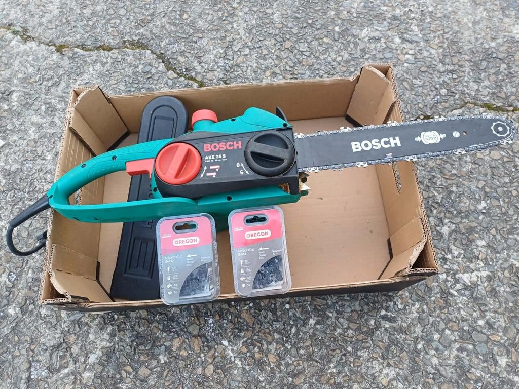 Bosch AKE 35 S elektrische kettingzaag, Ophalen, Kettingzaag