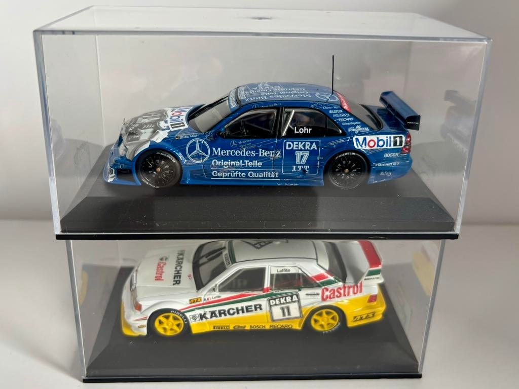 1:43 / 2x mercedes 1:43, Ophalen of Verzenden, Zo goed als nieuw, MiniChamps