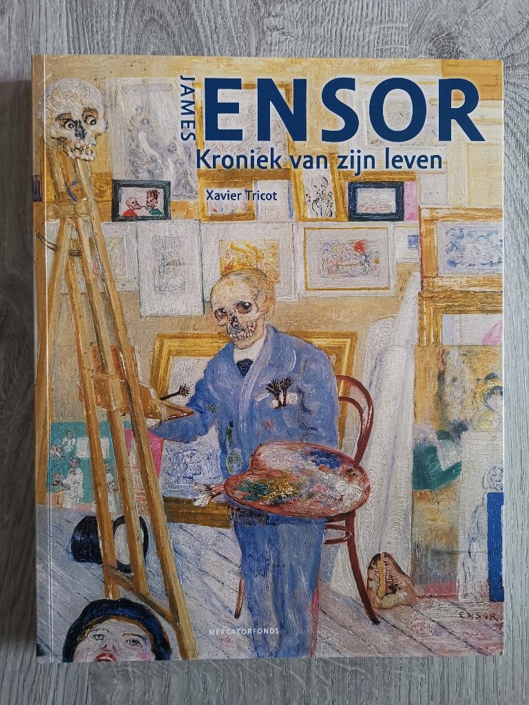 James Ensor - kroniek van zijn leven, Xavier Tricot, Ophalen of Verzenden, Zo goed als nieuw, Schilder- en Tekenkunst