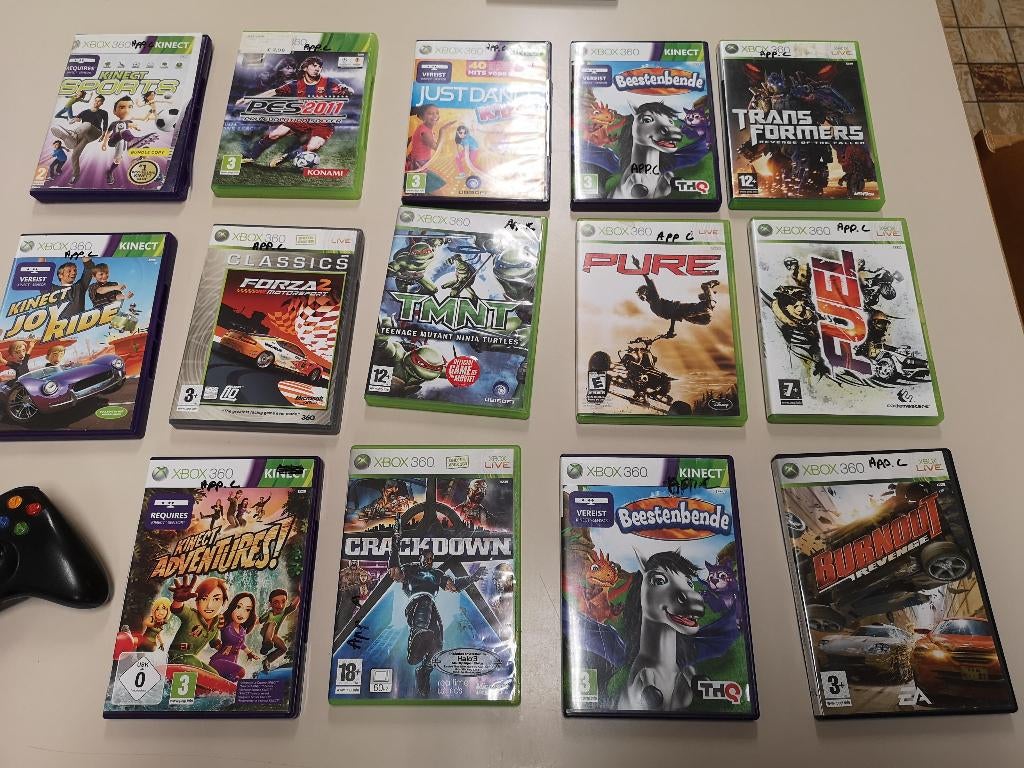 X-box 360 met spelletjes (apart te verkrijgen), Consoles de jeu & Jeux vidéo, Jeux | Xbox One, À partir de 7 ans, Autres genres