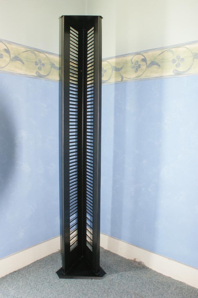 Cd metalen opbergrek driehoekig 55cd's - 6 faxbox cd's, Ophalen, Gebruikt, Metaal, 25 tot 75 discs