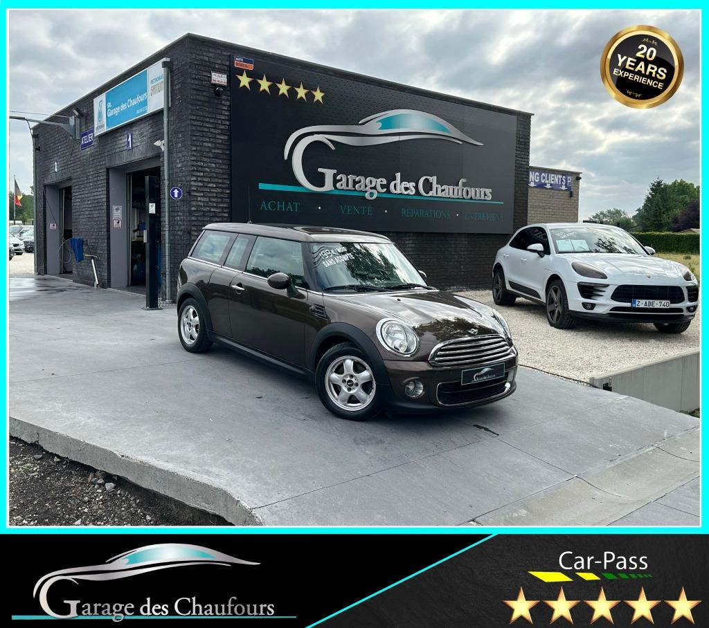 MINI One D Clubman 1.6 DPF -! 12 maanden garantie! - Aircond, Auto's, Mini, Voorwielaandrijving, Stof, 4 cilinders, Bruin