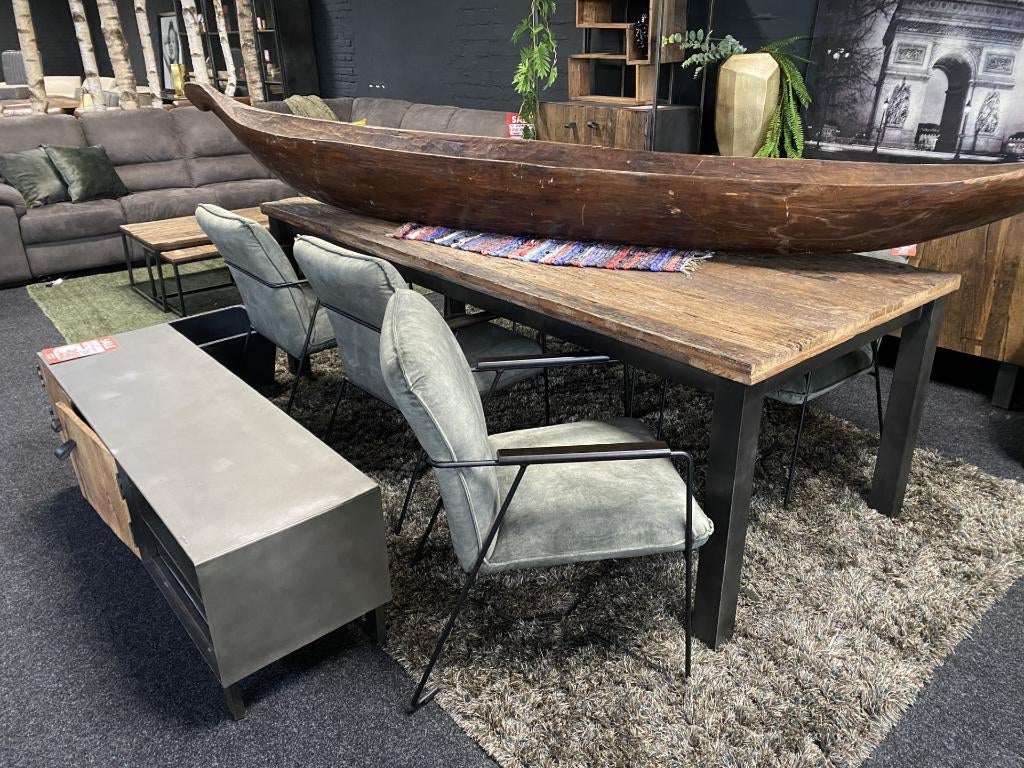 XXL STOCKVERKOOP van partij MASSIEF MANGO houten tafelbladen, Ophalen, Eikenhout, Nieuw, 50 tot 100 cm