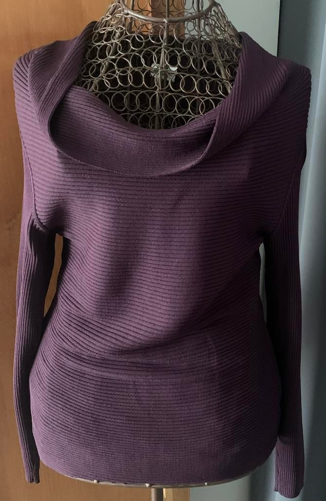 Mayerline M prachtig truitje met watervalkraag, Kleding | Dames, Ophalen of Verzenden, Zo goed als nieuw, Maat 38/40 (M)