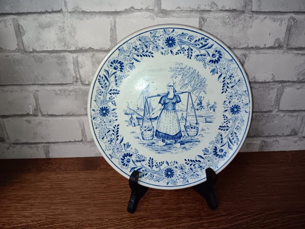 Delfts Boch hangbord., Antiek en Kunst, Ophalen of Verzenden