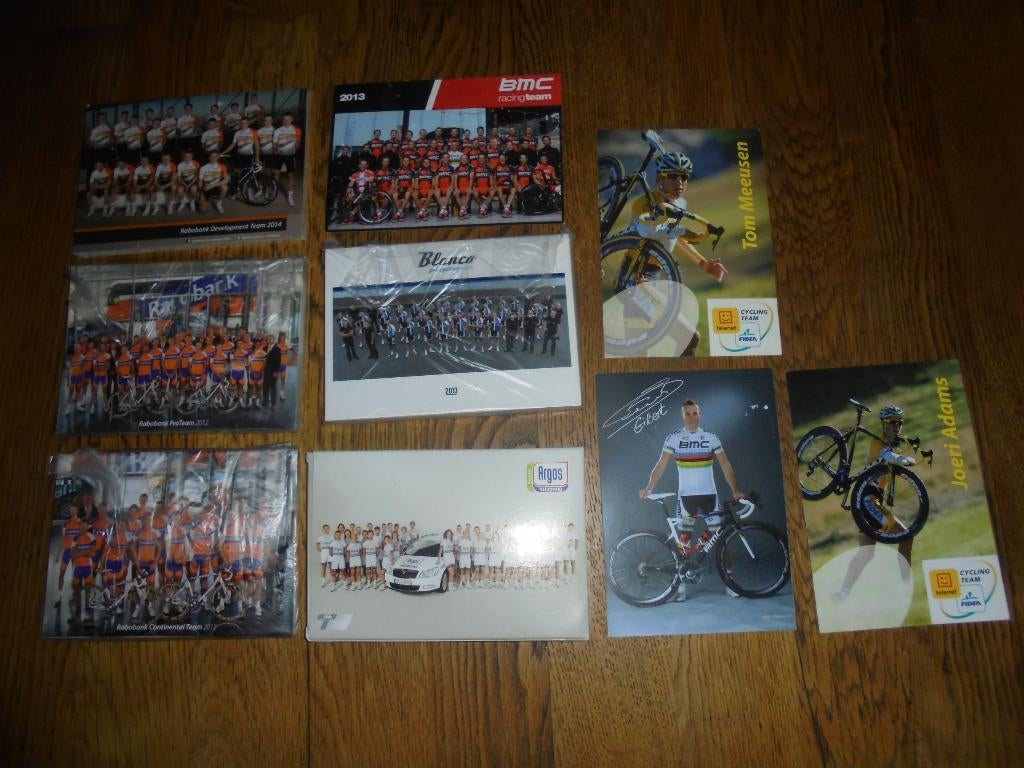 Wielren kaarten / Rabobank 2012 , 2014 / Blanco uit 2013, Verzamelen, Ophalen, Zo goed als nieuw, Poster, Plaatje of Sticker