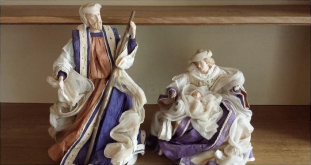 kerstmis jozef en maria poppen, Diversen, Ophalen of Verzenden, Zo goed als nieuw