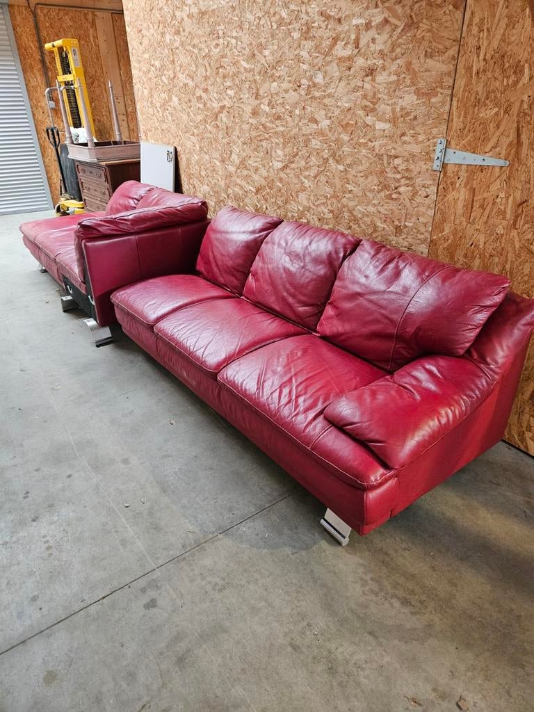 Salon cuir, Maison & Meubles, Enlèvement, Cuir