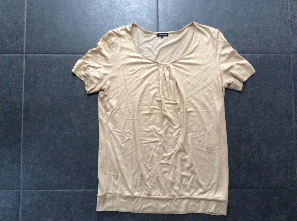 Shirt Caroline Biss 38, Maat 38/40 (M), Beige, Ophalen of Verzenden, Zo goed als nieuw