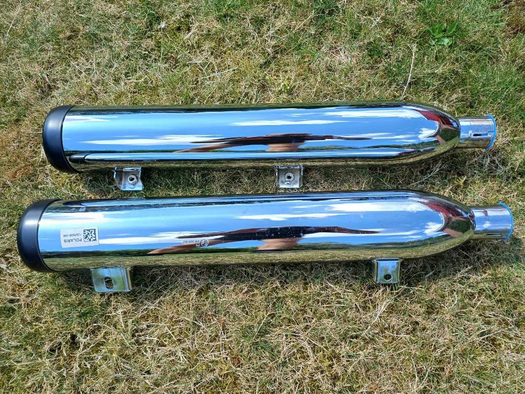 Originele uitlaten Indian scout (zo goed als nieuw), Ophalen, Gebruikt