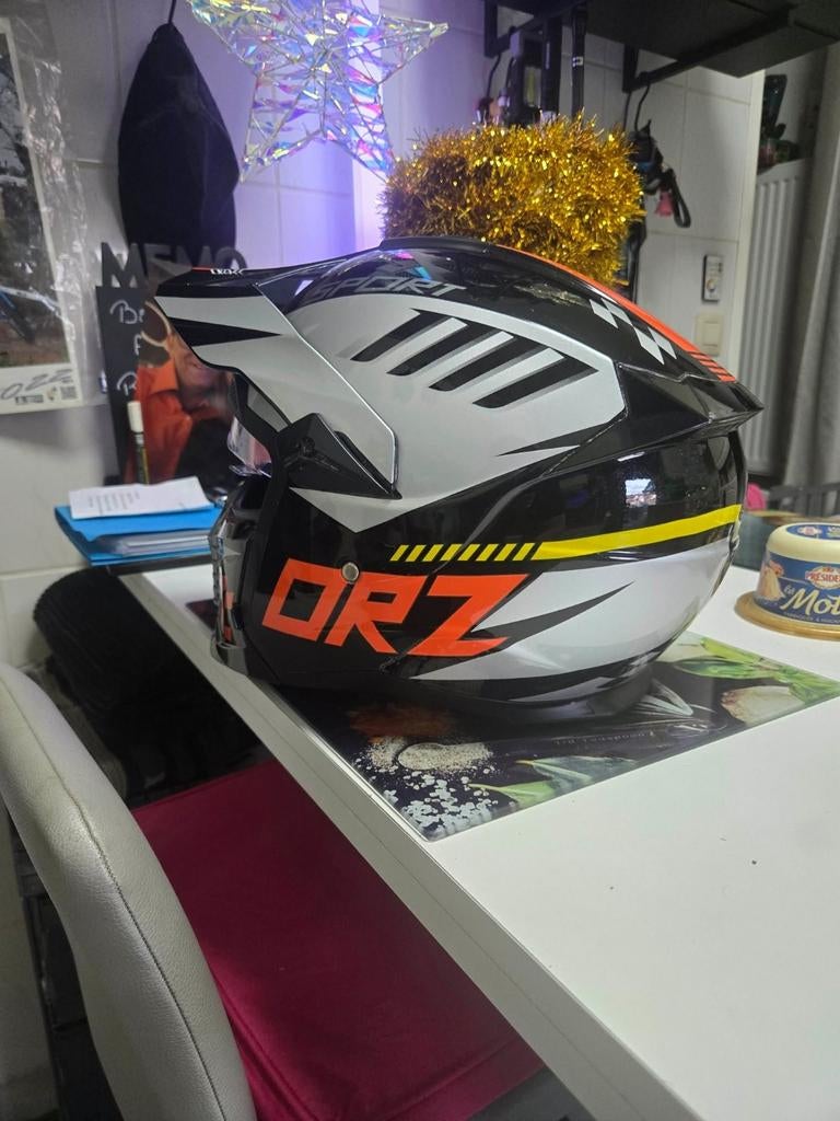 Casque ORZ Quad et Buggy ou scooter, Motoren, Offroadhelm, Dames, Nieuw zonder kaartje, S