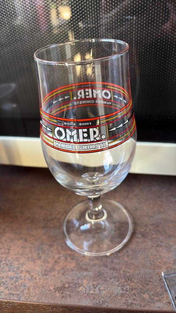 Verre Omer Vander, Collections, Enlèvement ou Envoi, Neuf, Verre à bière
