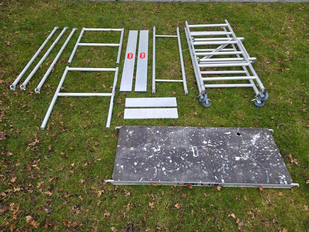 Altrex 3400 modulaire rolsteiger – complete set, Ophalen