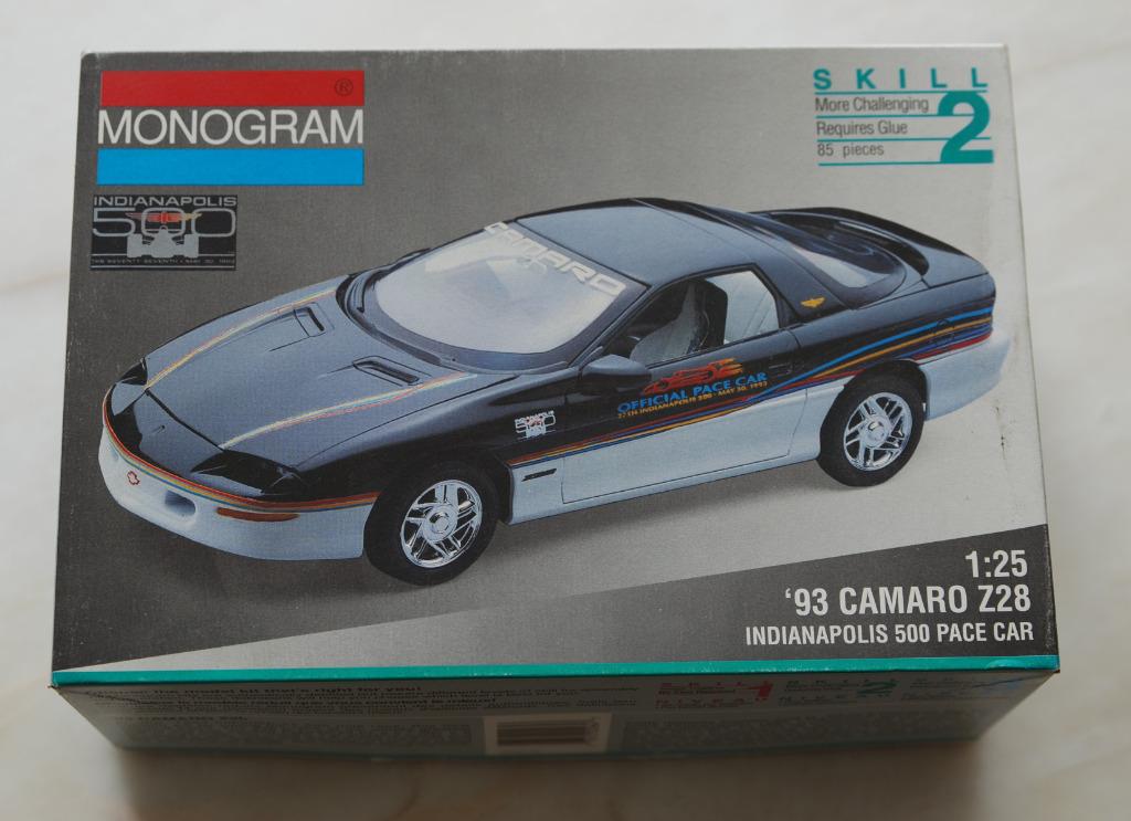 Monogram Chevrolet Camaro Z28 '93, Ophalen, Auto, Groter dan 1:32, Zo goed als nieuw