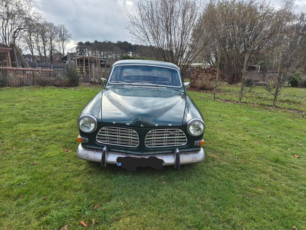 Volvo Amazon B20 1969, Auto's, Volvo, Particulier, Overige modellen, Benzine, Coupé, 3 deurs, Handgeschakeld, Groen, Bruin, Kunstmatig leder