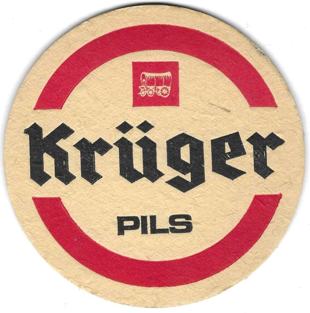 bierviltje 1st Krüger pils, Collections, Envoi