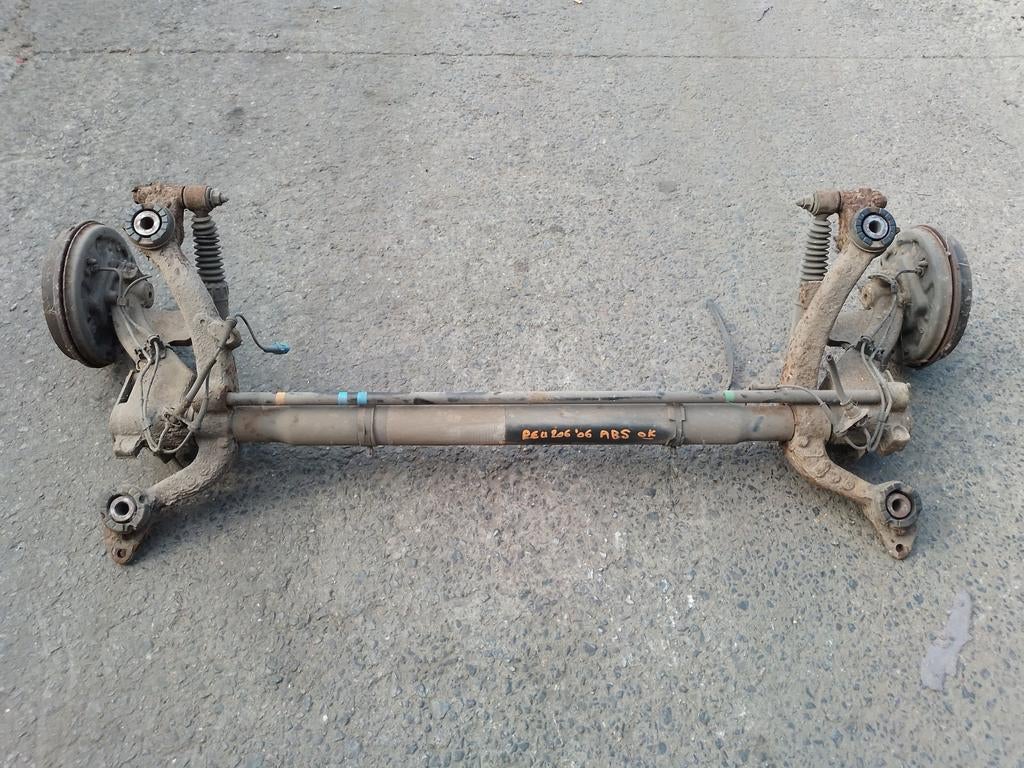 Achteras Peugeot 206 met ABS, Gebruikt, ., Ophalen of Verzenden, Peugeot