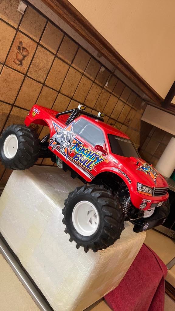 RC Tamiya Mighty Bull WT-01 van 2004 ZGAN, Elektro, Auto offroad, Ophalen of Verzenden, Zo goed als nieuw