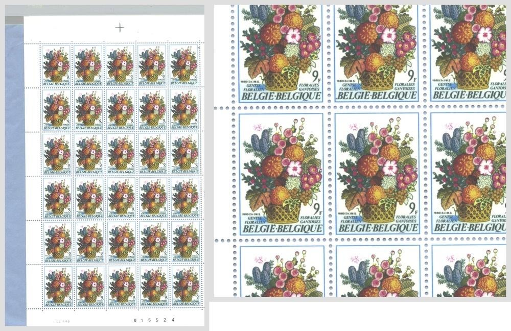 1980 Floralies Gantoises Fleurs Automnales, Timbres & Monnaies, Envoi