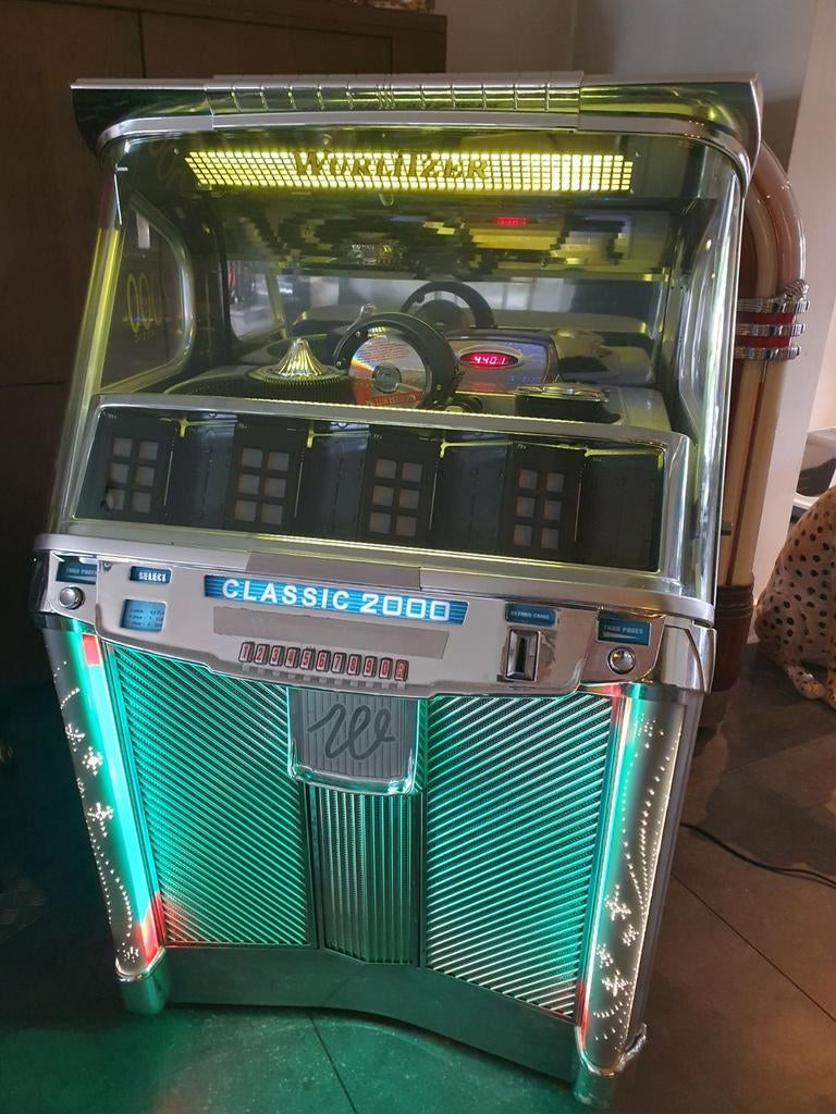 Topstaat zeldzame wurlizer 2000 classic k99, Verzamelen, Automaten | Jukeboxen, Ophalen, Zo goed als nieuw