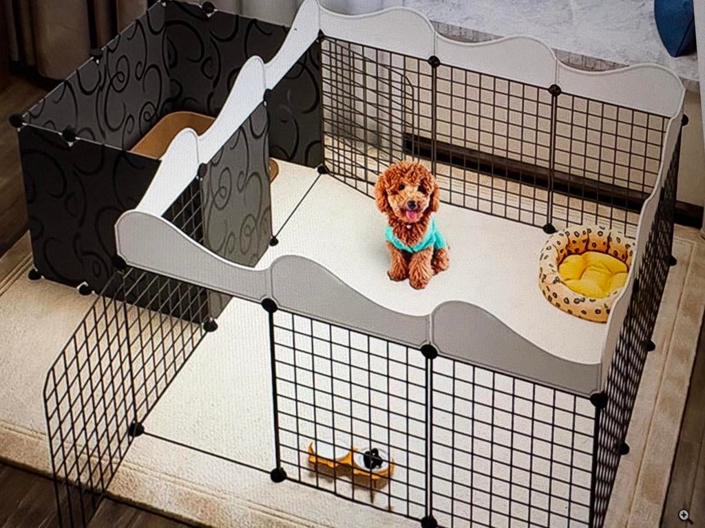 Parc pliable pour chien avec coin panier, Dieren en Toebehoren, Honden-accessoires, Zo goed als nieuw, Ophalen of Verzenden