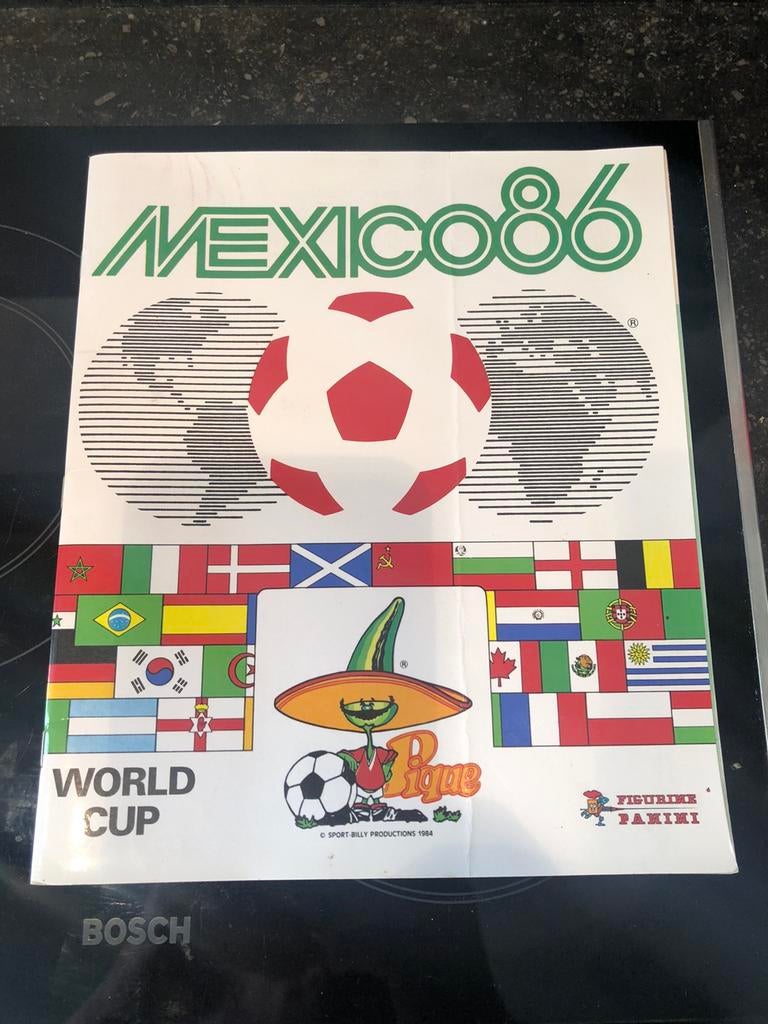 PANINI WORLD CUP MEXICO 1986, Verzamelen, Merken en Reclamevoorwerpen, Zo goed als nieuw, Overige typen, Ophalen of Verzenden