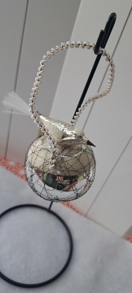 Oiseau sur nid rare suspension de Noël antik, Enlèvement ou Envoi