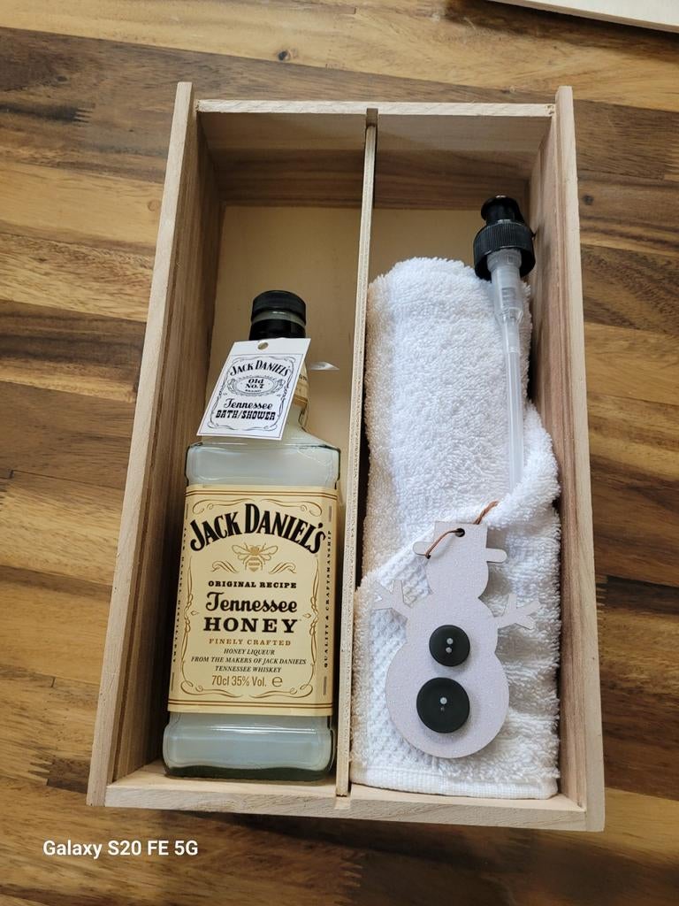 Badschuim/douchegel in Jack Daniels fles., Ophalen of Verzenden