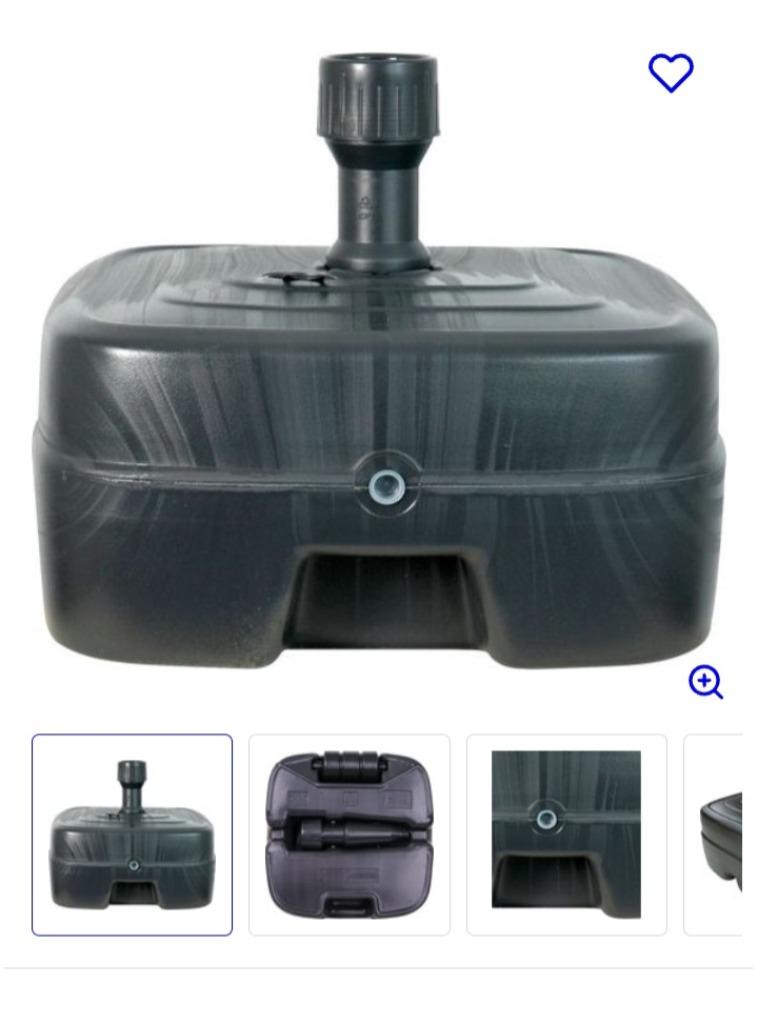 Parasolvoet vulbaar 50 liter, Tuin en Terras, Ophalen, Nieuw, Minder dan 1 meter, Parasolvoet