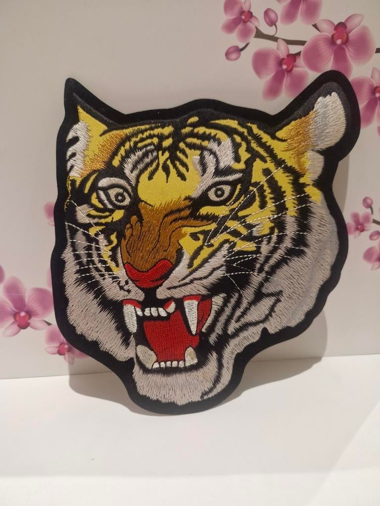 🐅 Emblème de tigre thermocollant, Enlèvement ou Envoi, Neuf, Autres types