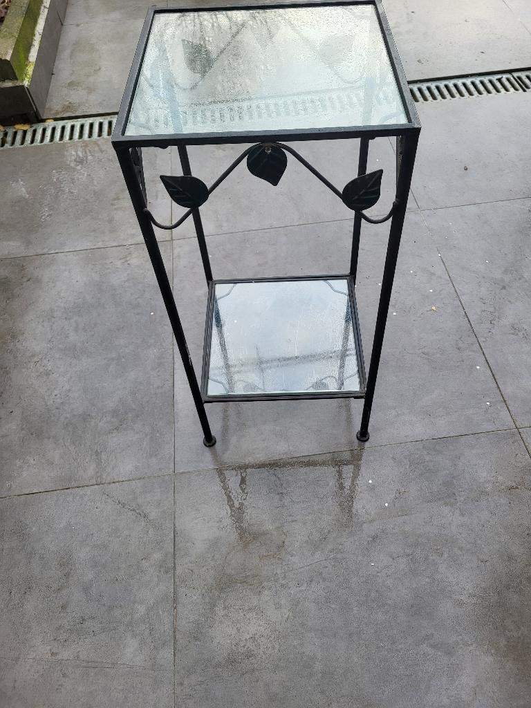 Gueridon en fer forge 58 cm, Antiquités & Art, Enlèvement