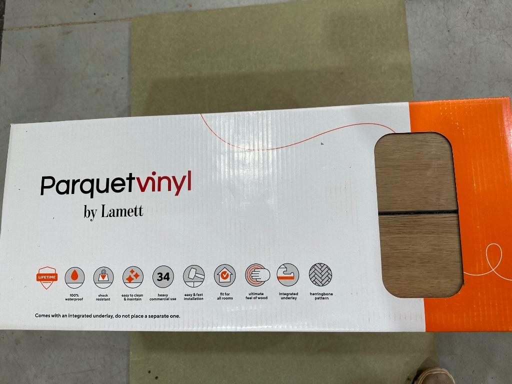 VISGRAAT PARQUETVINYL - MANTARO HAY - NIEUW, Diensten en Vakmensen, Houten vloeren