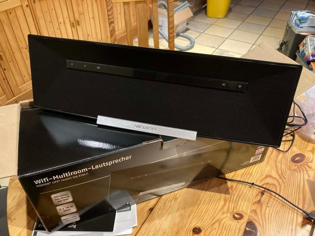 Medion wifi multiroom luidspreker, TV, Hi-fi & Vidéo, Enceintes, Enlèvement, Neuf, Moins de 60 watts