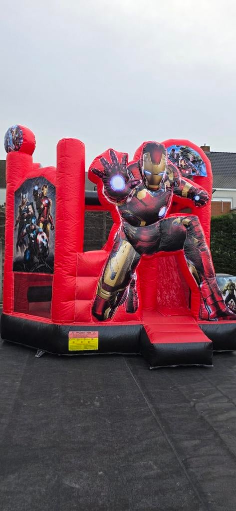 Springkasteel Iron Man  Te huur, Enlèvement ou Envoi