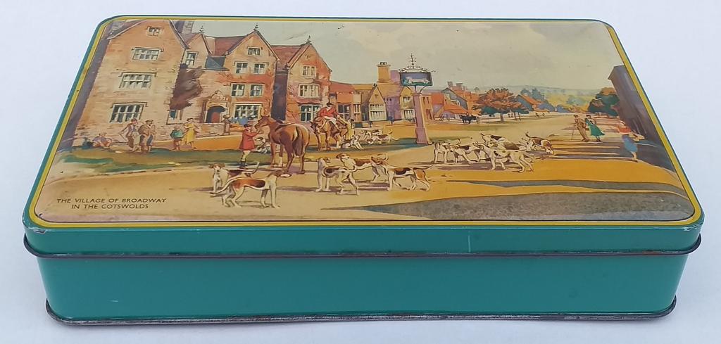 Oude Engelse blikken doos - Bluebird Toffees, ca. 1950, Ophalen of Verzenden, Gebruikt, Overige, Overige merken