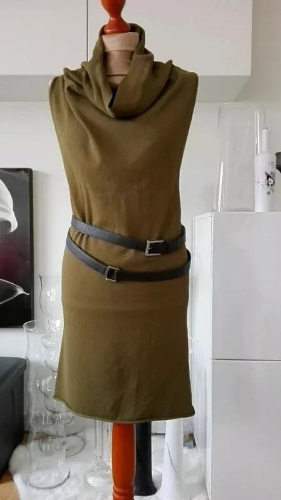 Sarah Pacini lange trui of korte jurk als nieuw, Kleding | Dames, Truien en Vesten, Zo goed als nieuw, Bruin, Ophalen of Verzenden